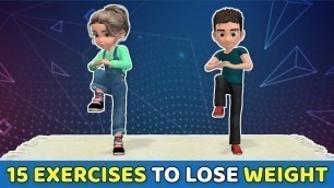 '15 WEIGHT LOSS EXERCISES AT HOME – KIDS WORKOUT'