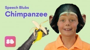 'Speech Blubs CHIMPANZEE Storybook - Speech Exercises for Kids!'