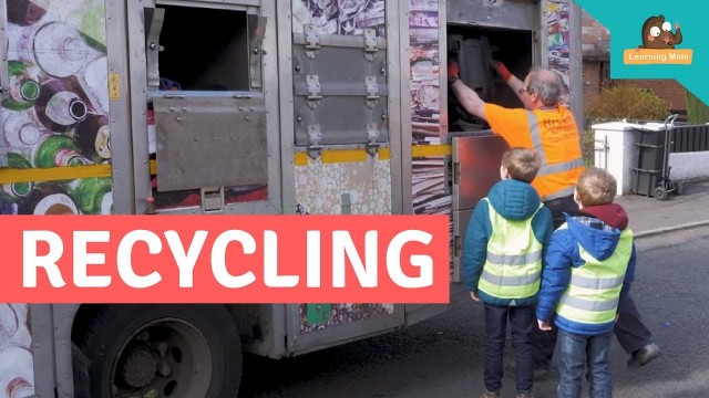'A Tour in a Recycling Factory - Why is Recycling Important? - Recycling for Kids - Kids Recycling'