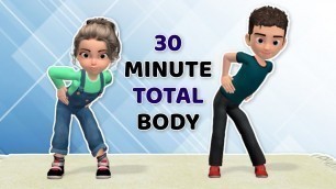'30 MINUTE TOTAL BODY WORKOUT SET – HOME EXERCISE FOR KIDS'