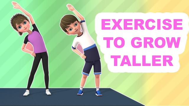 'Grow Taller With Fun Exercise | Exercise At Home  |Kids Exercise'