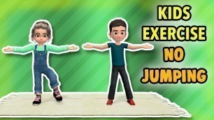 'No Jumping! Kids Exercise At Home'