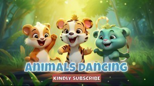 'The Queen Dogs Animal Dancing Exercises For Toddlers | Rabbit, Monkey, Dog, Pig, Unicorn Kids Videos'