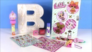 'BubblePOP Kids! LOL Surprise Secret Diary Stationery SET! Smooshy Mushy! Lip Balm! FUN'