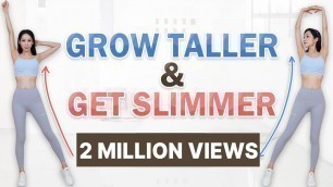 'BECOME TALLER & GET SLIMMER /11 MIN FULL BODY EXERCISES ROUTINES TO GROW TALLER AT HOME_ Shrilyn'