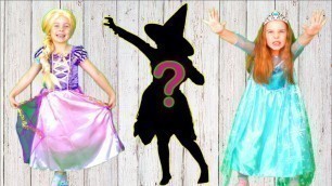 'Learn and guess the shadows Princesses edition. Little baby Song'