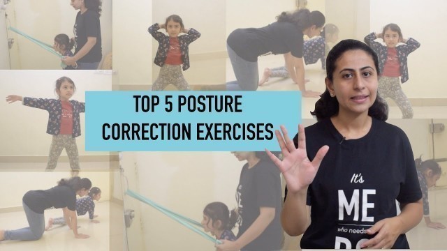 '5 posture correction exercises for kids'