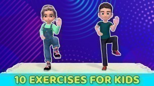 '10 BEST STANDING EXERCISES FOR KIDS – LOW IMPACT WORKOUT'