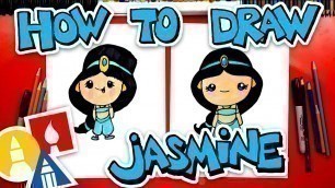 'How To Draw Princess Jasmine From Aladdin'