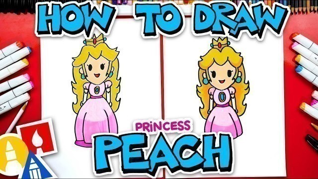 'How To Draw Princess Peach'