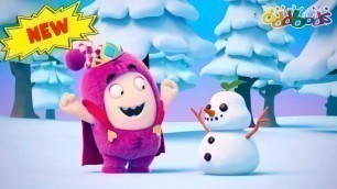 'Oddbods | NEW | THE PRINCESS AND THE SNOWMAN | Funny Cartoons For Kids'
