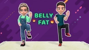 '8 CARDIO & CORE EXERCISES FOR KIDS - BURN BELLY FAT'