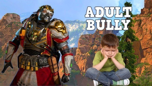 Grown man bullies a young kid on Apex Legends