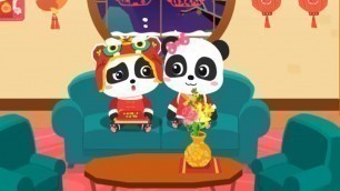 'Little Panda\'s Chinese New Year Song For Kids - Nursery Rhymes - Happy New Year - Babybus Videos'