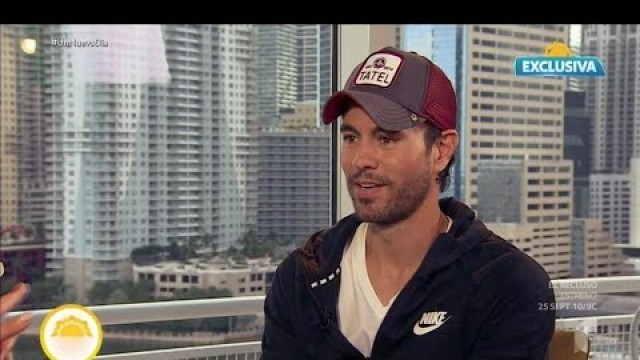 Enrique Iglesias talks about his relationship with Anna Kournikova | September 2018 | Telemundo