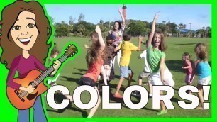 'Colors Song । Color Dance for Children। Nursery Rhyme Songs for kids । Miss Patty - DVD Version'