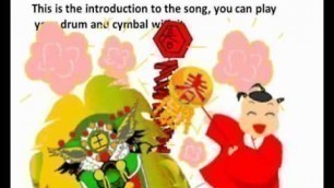 'A song for children to celebrate the Chinese New Year with subtitles'