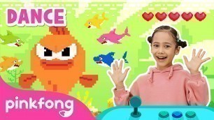 '[4K] 8-Bit Baby Shark | Kids Rhymes | Let\'s Dance Together! | Dance Along | Pinkfong Songs for Kids'