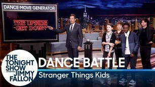'Dance Battle with the Stranger Things Kids'