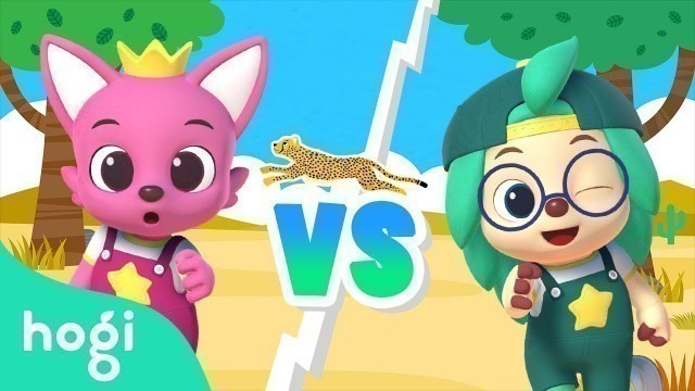 'Cheetah | Dance Battle Game with Pinkfong & Hogi | Choreography for Kids | Dance with Hogi'