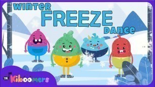 'Winter Freeze Dance - The Kiboomers Preschool Movement Songs - Brain Breaks'