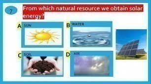 'QUIZ FOR KIDS ON NATURAL RESOURCES || SCIENCE QUIZ || PART 25|| KIDS GK|| GENERAL KNOWLEDGE FOR KIDS'