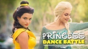 'DISNEY PRINCESS DANCE BATTLE - BELLE vs ELSA'