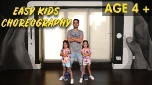 'Easy Kids Choreography - (Hip Hop Dance Tutorial AGES 4+)  | MihranTV'