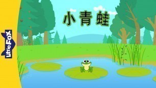 'Little Green Frog (小青蛙) | Nursery Rhymes | Chinese song | By Little Fox'