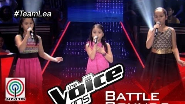 'The Voice Kids PH 2015 Battle Performance: “Somewhere Out There” by Bianca vs Esang vs Stephanie'