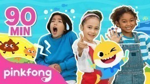 '[BEST of 2022] Shark Finger Family, Baby Car and more! | Dance Along | Compilation | Pinkfong Songs'