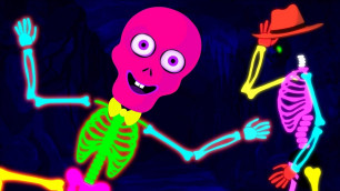 'The Funny Skeleton Dance For Children | Scary Fun Rhymes by Teehee Town'