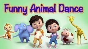 'Funny Animals Dance Video for Children | kids rhymes | children rhymes'