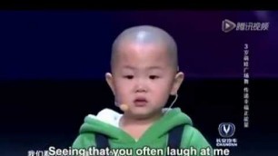 'Cute 3 Year Old Chinese Boy Performs For An Audition'