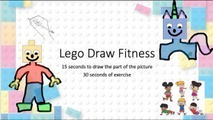 'Lego Draw Fitness - Get Kids Moving - Brain Break, PE Warm Up'