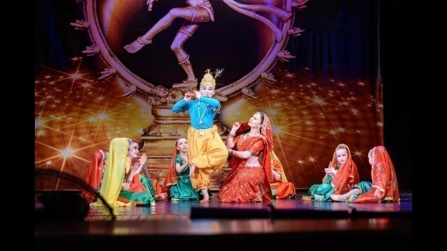 'Krishna dance (kids  dance) | Indian  dance group  Champa'