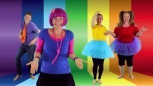 'Awesome Dance Song  for Kids!! | Balance On One Foot | Featuring Bounce Patrol | By Debbie Doo'