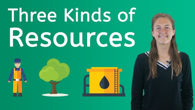 '3 Kinds of Resources'