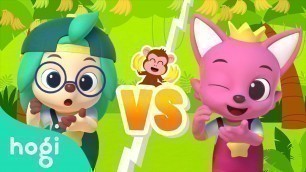 'Monkey Banana-na-na | Dance Battle Game with Pinkfong & Hogi | Kids Choreography | Dance with Hogi'