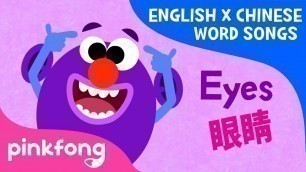 'Eyes and Ears (眼睛和耳朵) | English x Chinese Word Songs | Pinkfong Songs for Children'