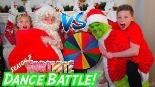 'The Grinch vs Santa Claus Fortnite DANCE BATTLE!'