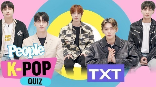 'TXT\'s Soobin and Yeonjun Have the Ultimate Dance Battle! | K-Pop Quiz | PEOPLE'