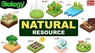 'Natural Resource | Types of Natural Resources | Renewable & Non-Renewable Resources'