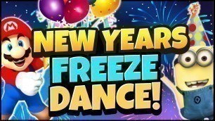 'New Years Freeze Dance | Just Dance | Brain Break'