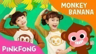 'Monkey Banana Dance | Baby Monkey | Dance Along | Pinkfong Songs for Children'