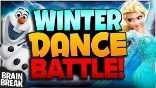 'Elsa vs Olaf Dance Battle! | Brain Break | Just Dance | GoNoodle Games For Kids'