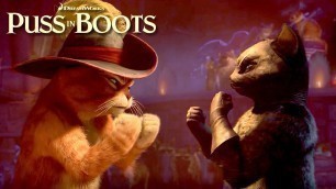 'Epic Dance Battle with Kitty Softpaws | PUSS IN BOOTS'