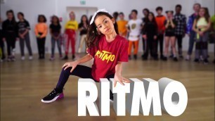 'RITMO - The Black Eyed Peas, J Balvin | Kids Street Dance | Sabrina Lonis Choreo'