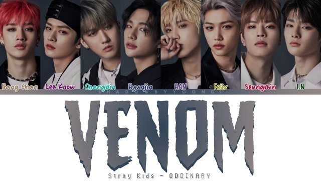 '[CC] Stray Kids \'VENOM\' (거미줄) (Color Coded Lyrics) | ShadowByYoongi'