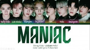 '[VOSTFR] Stray Kids \'Maniac\' lyrics (color coded fr)'